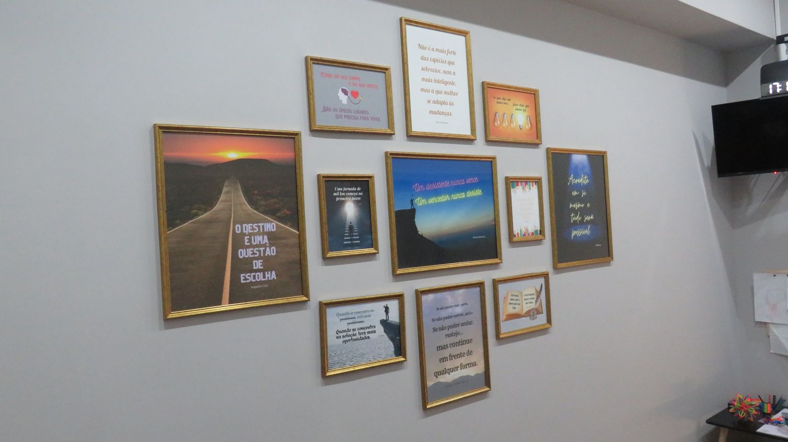 Sala de espera, quadros
